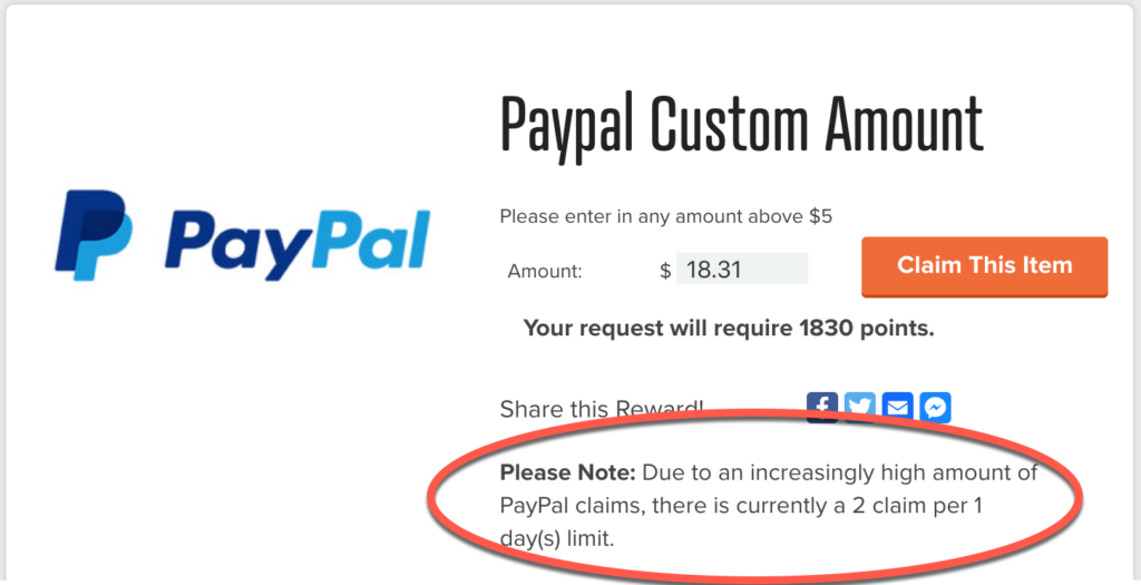 PrizeRebel Paypal reimbursement