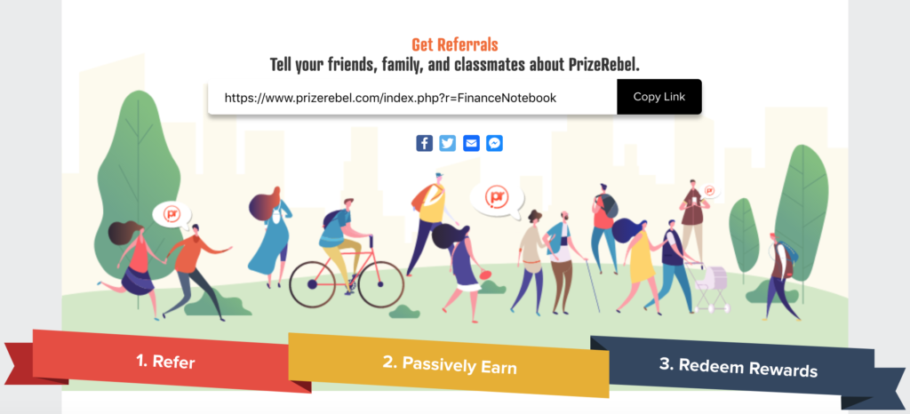 PrizeRebel Referral Program