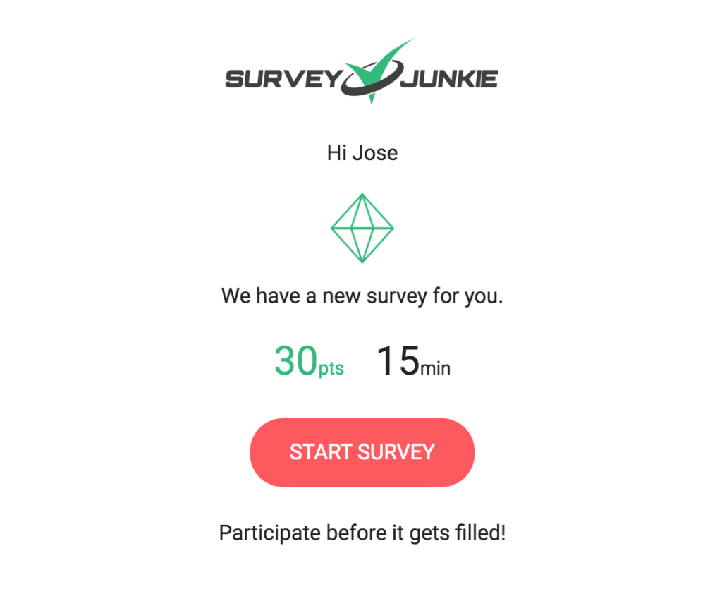 Is Survey Junkie Legit? Survey Email Offer